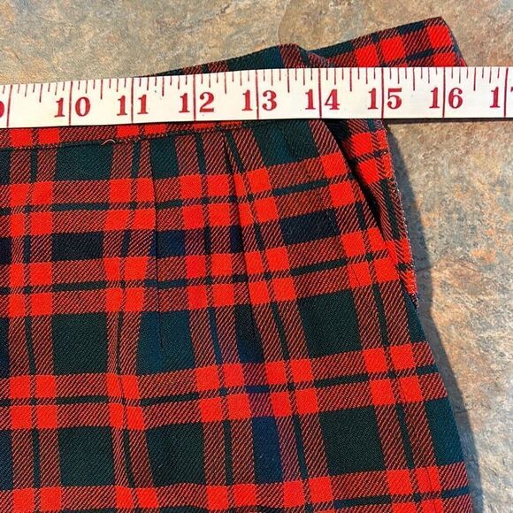 Vintage Clayton Tailors Plaid Wool Blazer Skirt Set - Picture 11 of 16